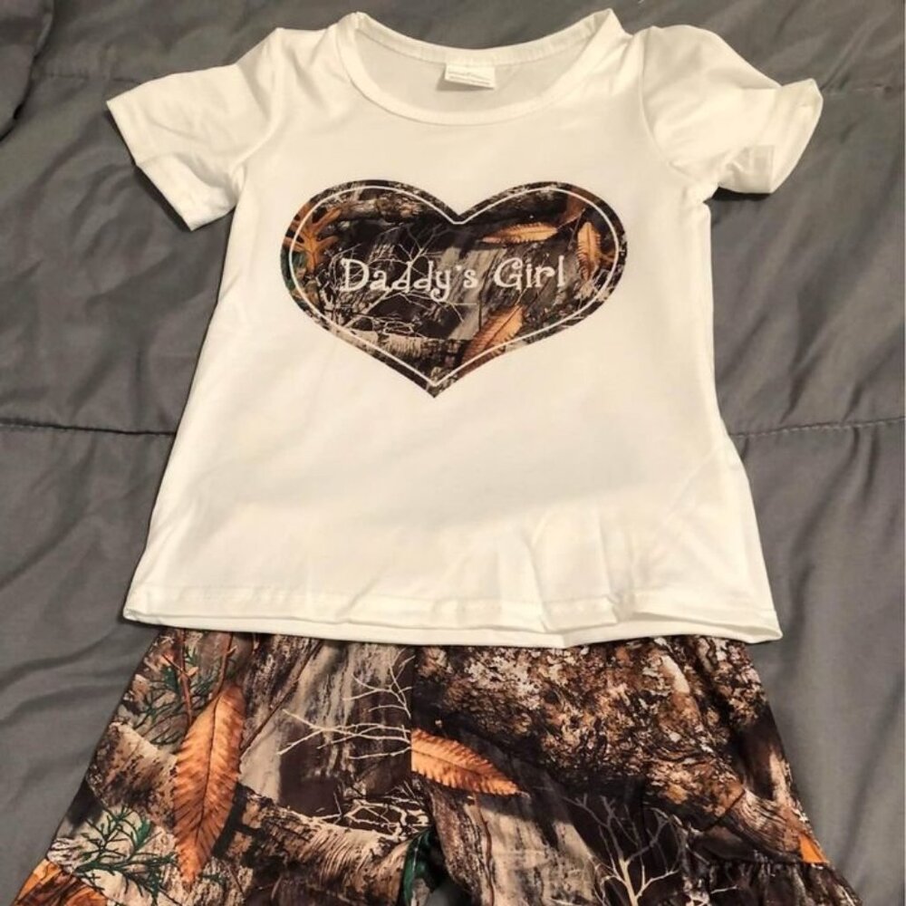 Daddy’s Girl Camo Outfit - 3T